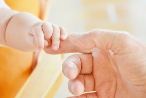 Father Baby Parents Child Hand Sweet Infant